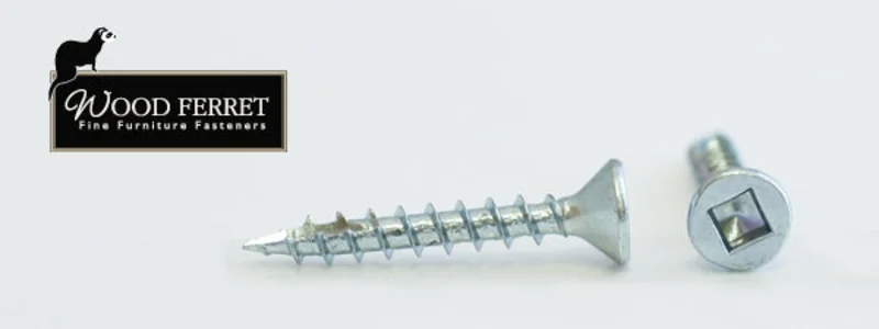 6X1" Square Drive Flat Head Screw