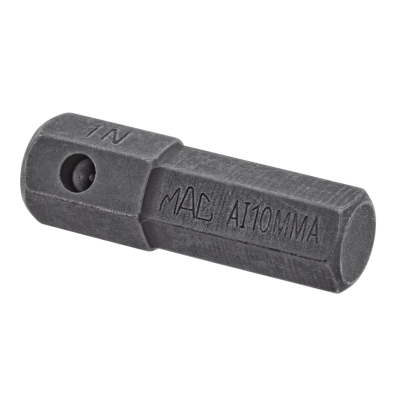 7/16" Male Hex Drive Impact Hex Bit 10mm