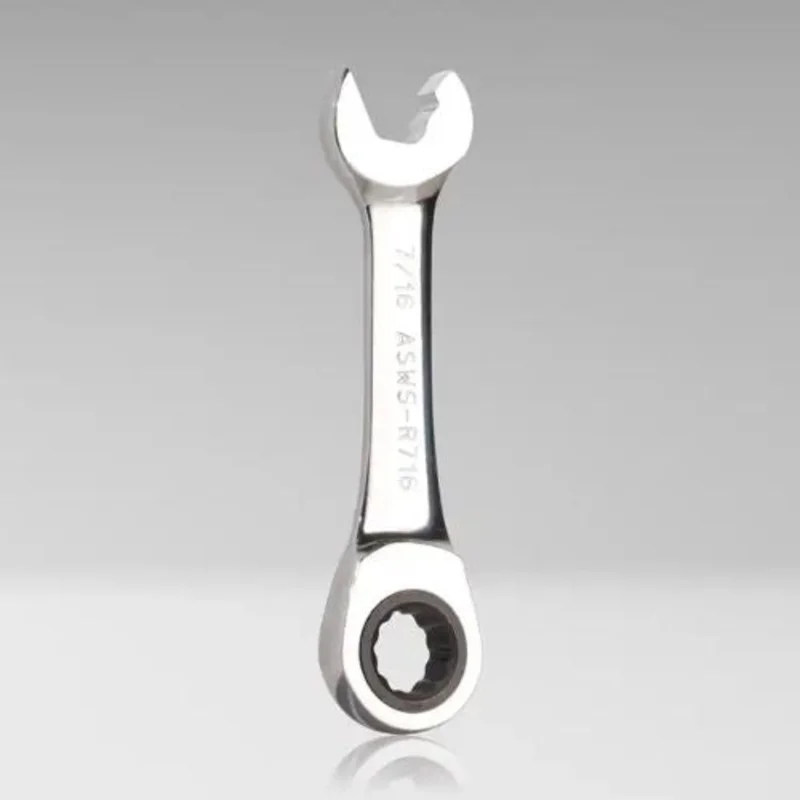 7/16" Ratcheting Stubby Speed Wrench ASWS-R716 (Pack of 3)