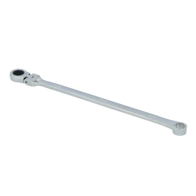 7/16" XL Double Box Flex Head Ratcheting Wrench - 12 pt.
