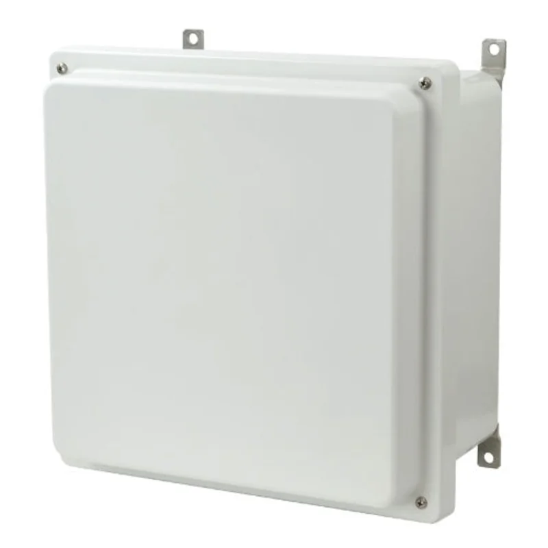 7.75 Inch Depth AM-R Series JIC Size Fiberglass Enclosure AM1226R