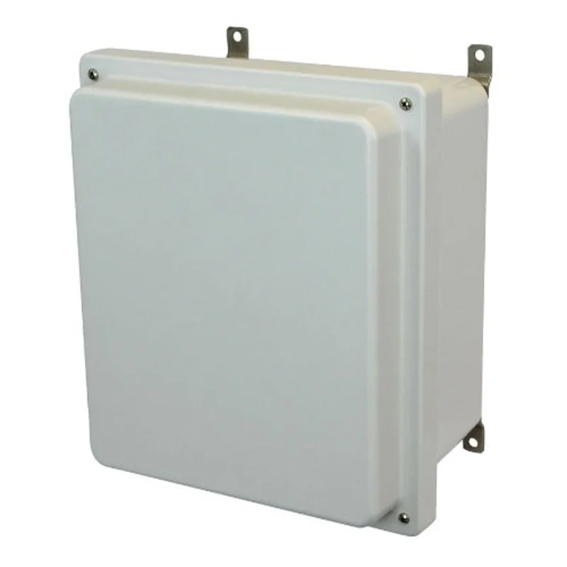 7.75 Inch Depth AM-R Series JIC Size Fiberglass Enclosure AM1426R