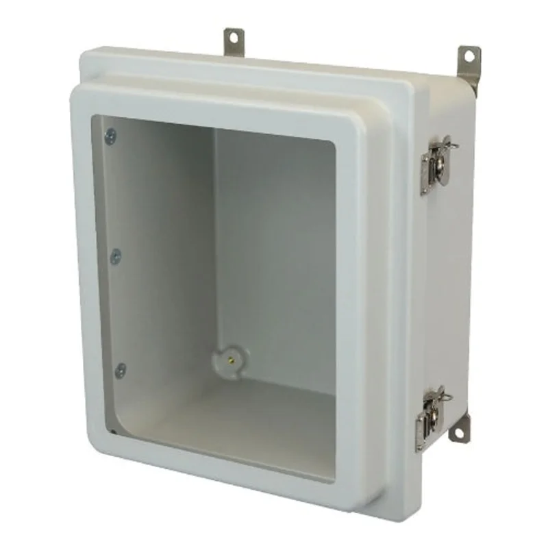 7.75 Inch Depth Raised Lockable Twist Latch Hinged Cover AM1426RTW