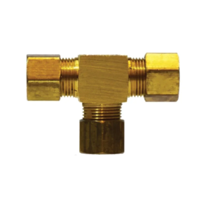 7/8 Inch 7/8 Inch 7/8 Inch Compression Aluminum And Thermoplastic Tubing Tee Brass 18109