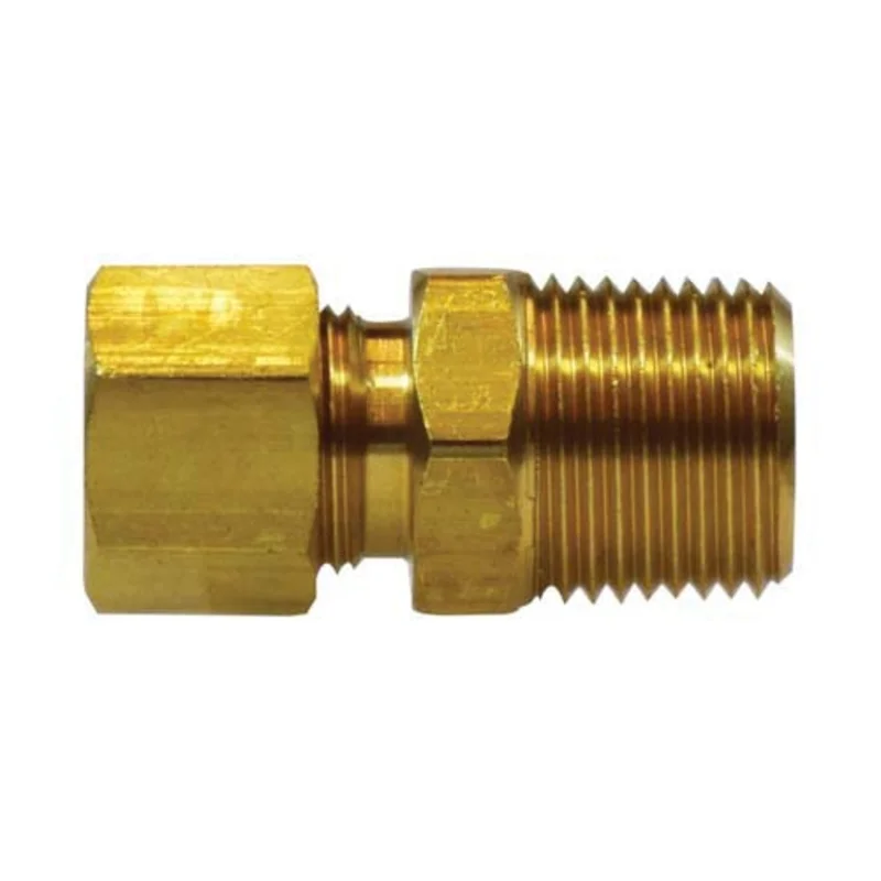 7/8 Inch Compression 3/4 Inch Male NPTF Brass Adapter 18203