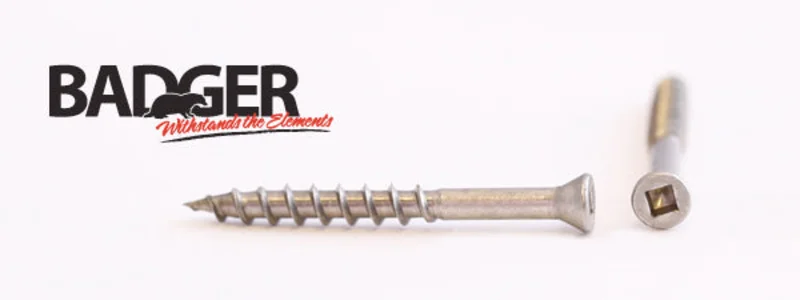7-8X1-5/8 Badger Square Drive Trim Head Screw