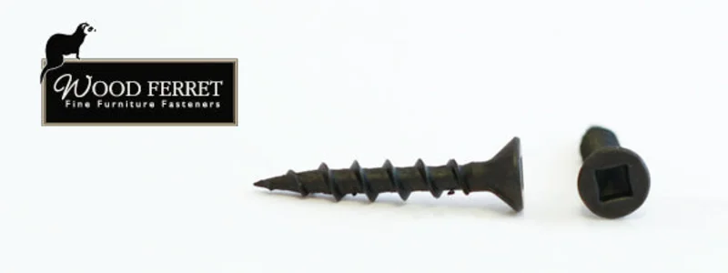 7-8X1 WoodFerret Square Drive Flat Head Screw