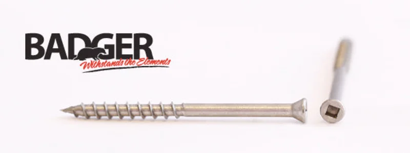 7-8X2-1/4 Badger Square Drive Trim Head Screw