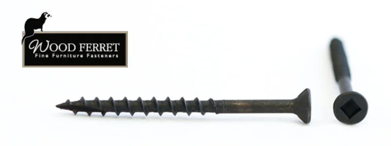 7-8X2 WoodFerret Square Drive Flat Head Screw