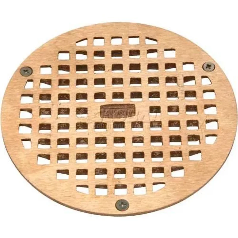 7" Diameter Square Floor Drain With Screws PB400-7B-STR-W/SCR
