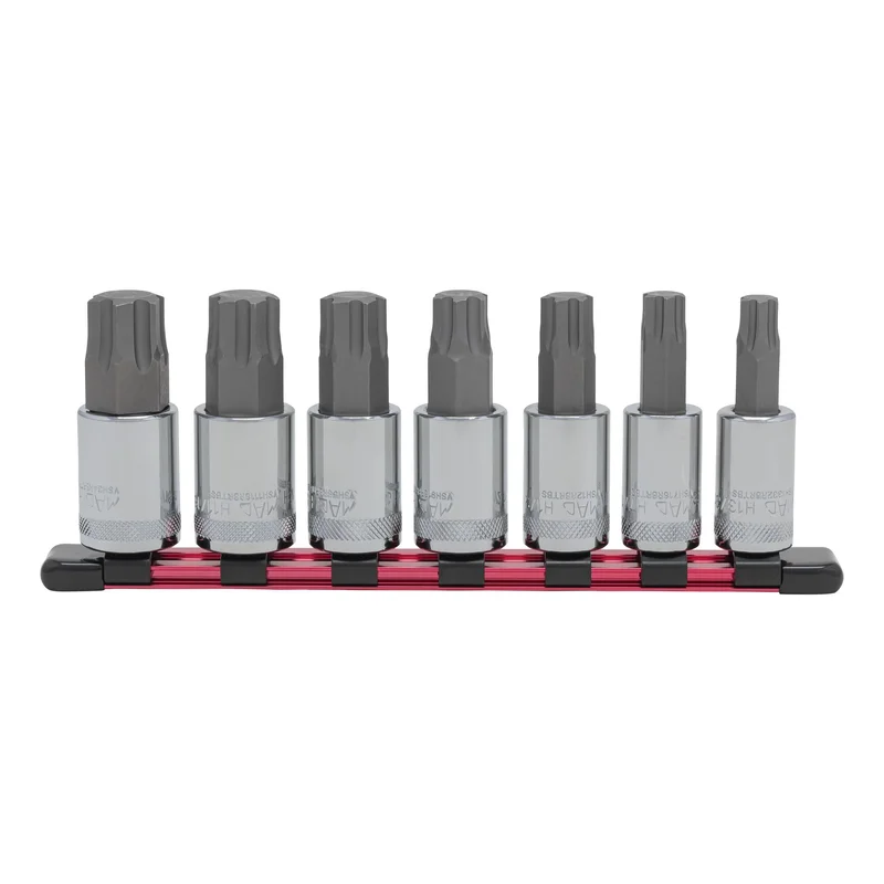 7-PC. 1/2" Drive R.B.R.T. Short Metric Hex Socket Set