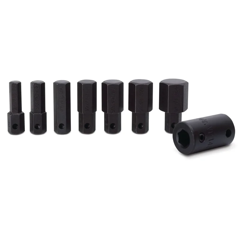 7-PC. 1/2" Drive SAE Hex Insert and Driver Set