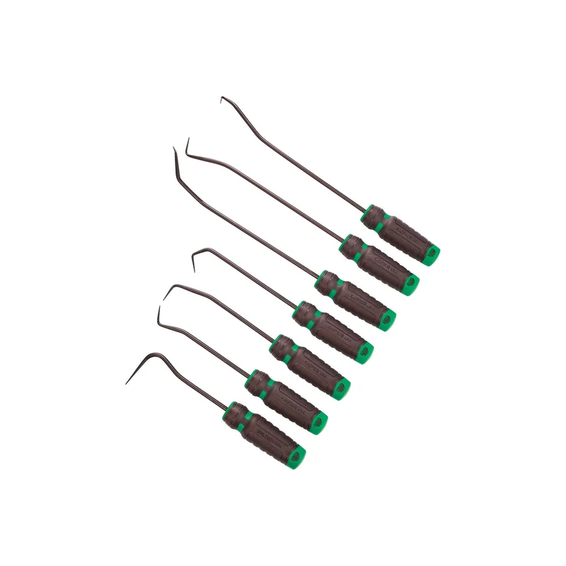 7-PC. Mac-Grip Radiator Pick Set - Hi-Vis Green