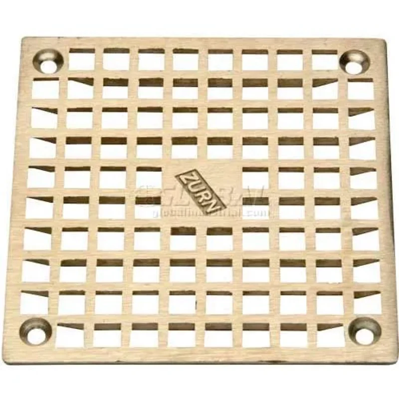 7" x 7" Square Floor Drain With Screws PN400-7S-GRID-W/SCR