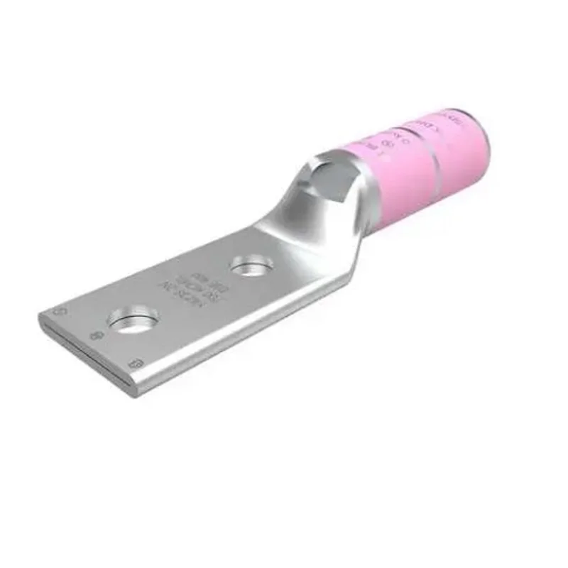 700 kcmil 1/2" Stud 1-3/4" Spacing 2 Hole Long Barrel Compression Terminal Lug YAZ382N