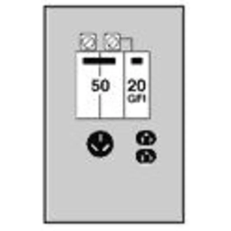 70A 120VAC NEMA 3R Surface Unmetered Temporary Power Outlets U051G