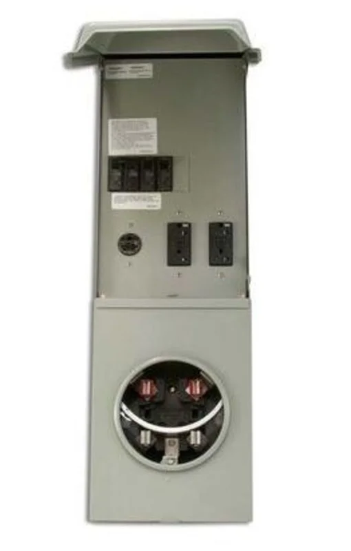 70A 240V 1 Phase Surface Metered Temporary Power Distribution Panel M055C033U