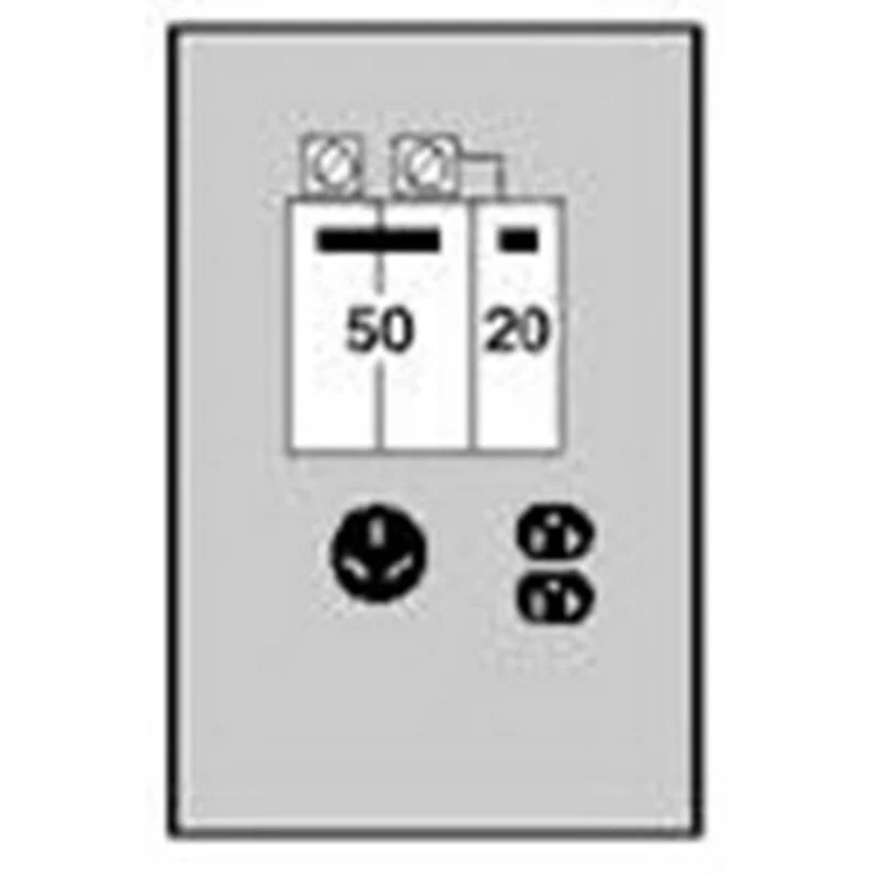 70A 50R 240V 1 Phase Surface Unmetered Temporary Power Outlets U051C010