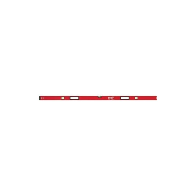 72 Inch Heavy Duty Magnetic Box Beam Level Red MLBXM72