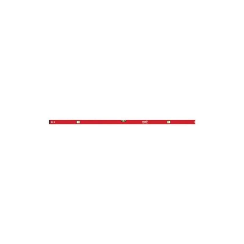 72Inch Heavy Duty Compact Construction Box Beam Level Red MLCM72