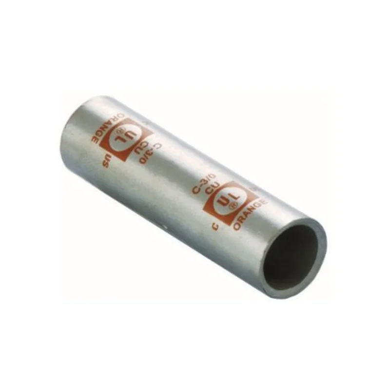 750 MCM Electrical Copper Long Barrel Compression Joint Connector Black 94540