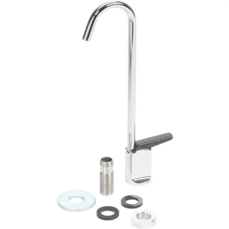 8-1/4" High Gooseneck Glass Filler Elkay Push Lever LK1110
