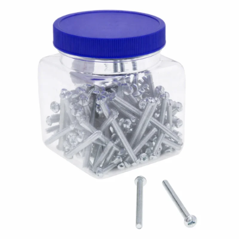 8-32 x 2 Inch Round Head Combination Drive Machine Screw JRM89 (Pack of 100)