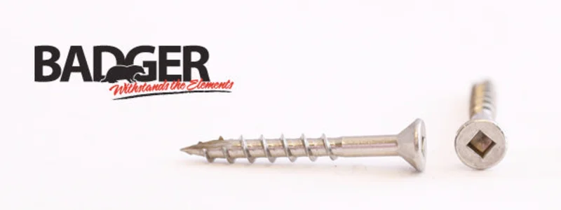 8-8X1-1/2 Badger Square Drive Flat Head Screw