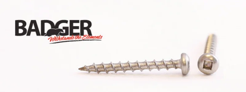 8-8X1-1/2 Badger Square Drive Pan Head Screw