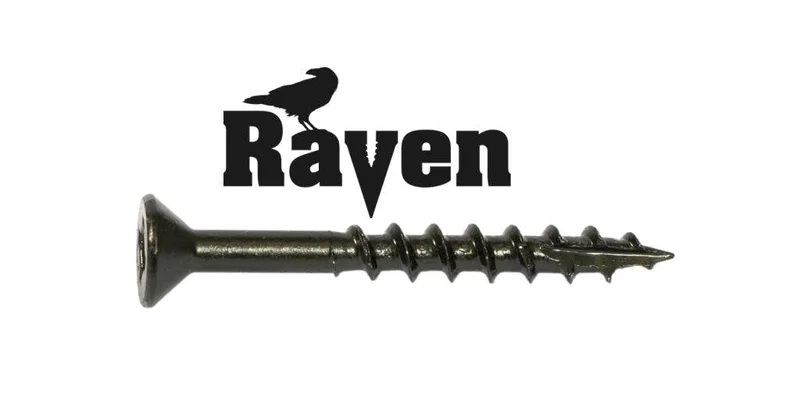 8-8X1-1/2 Raven Combo Drive Flat Head Hinge Screw