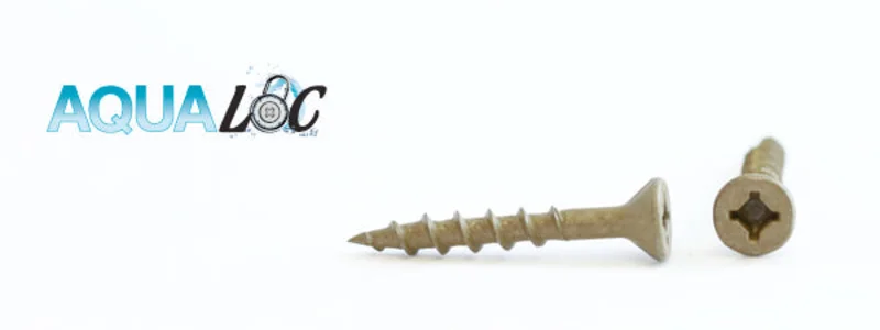8-8X1-1/4 Combo Drive Flat Head Ceramic Screw