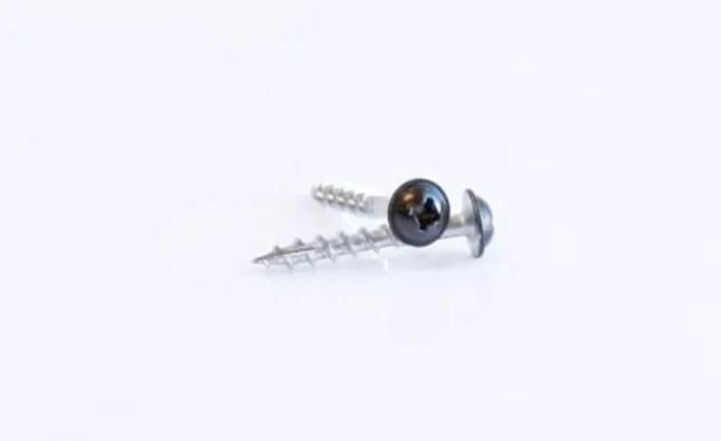 8-8X1-1/4 Combo Drive Round Washer Head Screw Black