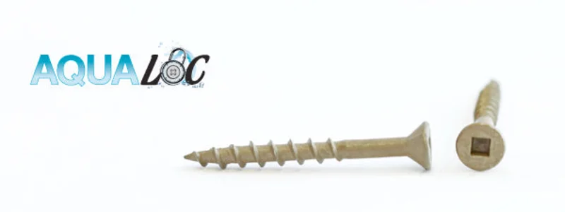 8-8X1-5/8 Combo Drive Flat Head Ceramic Screw