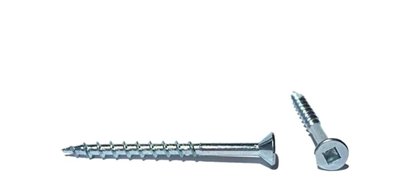 8-8X2 Falcon Square Drive Flat Head Screw Nibs