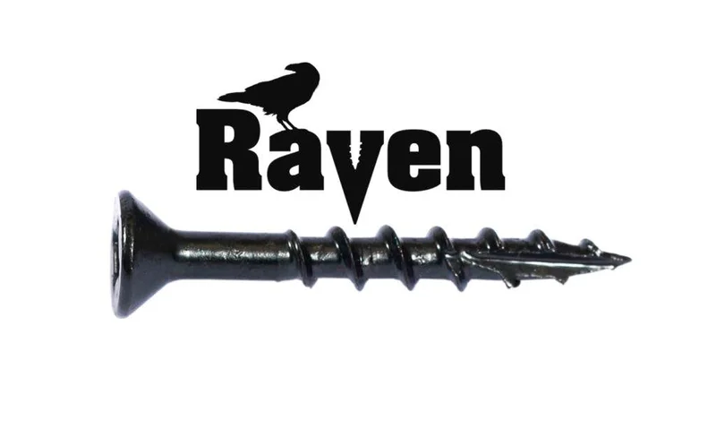 8-8X3/4 Raven Combo Drive Flat Head Hinge Screw