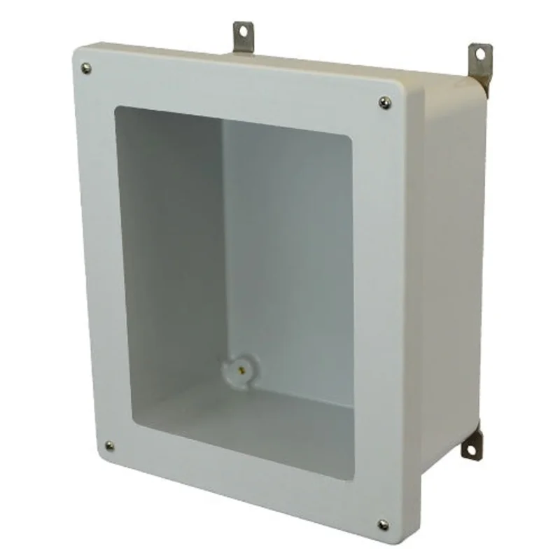 8 Inch Depth Polyester Padlocking Small Window Junction Box AM1648W