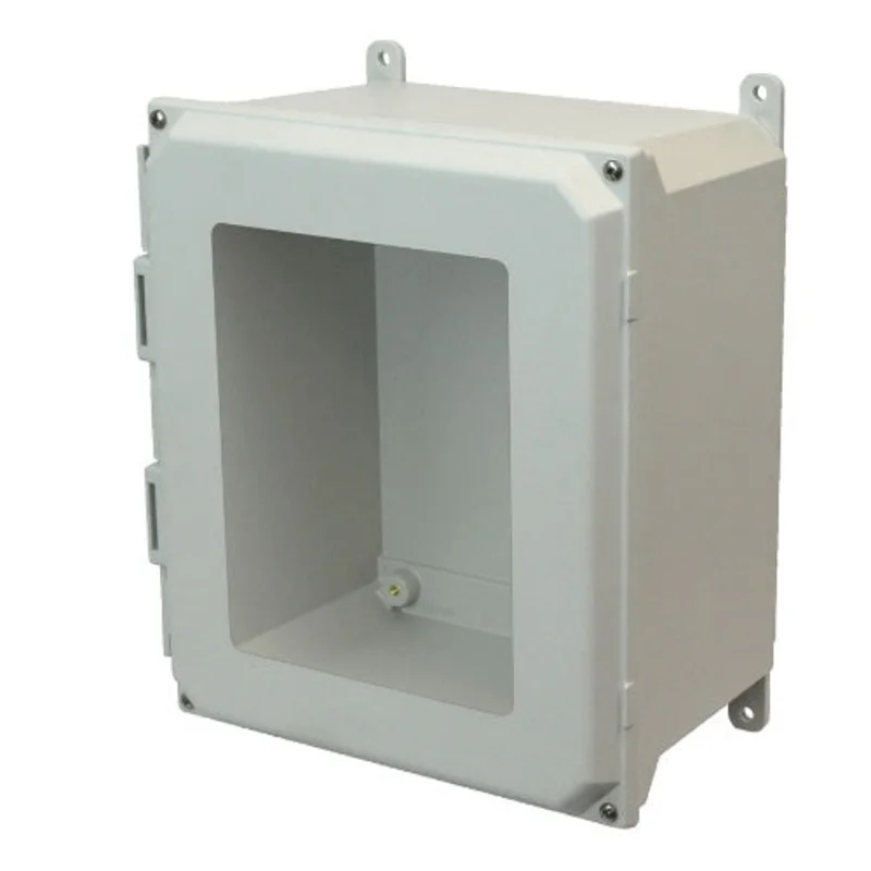 8 Inch Depth Screw JIC Size Fiberglass Enclosure AMU1648W