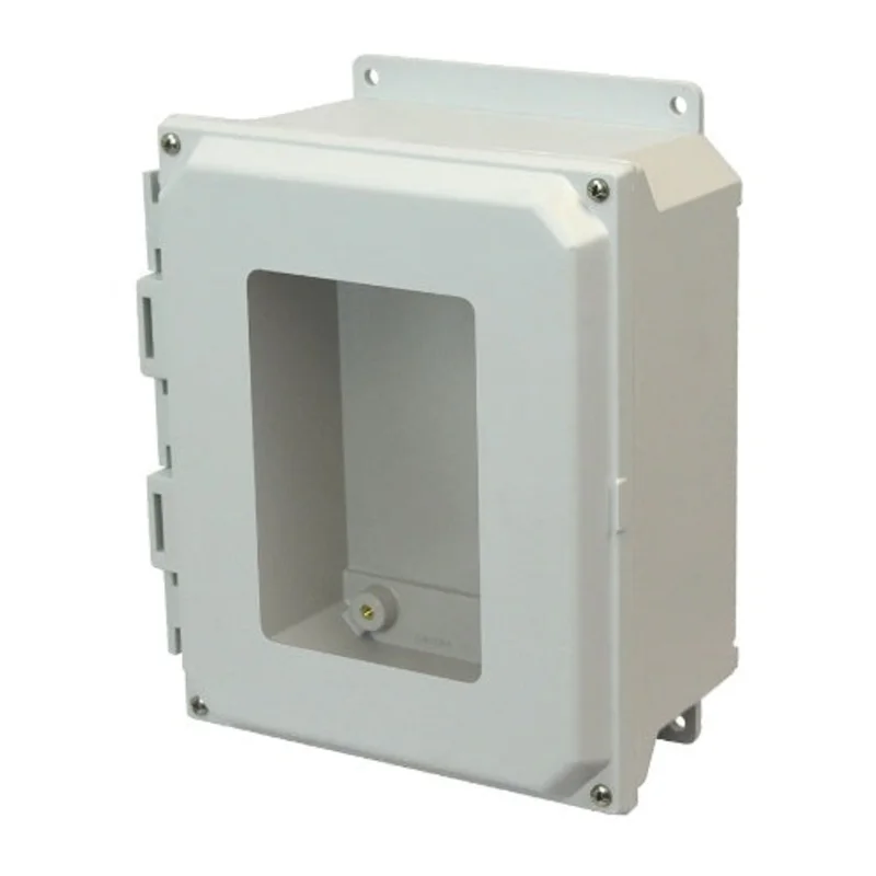 8 Inch Height Grey ULTRALINE AMU Series Non Metallic Enclosure AMU864WF
