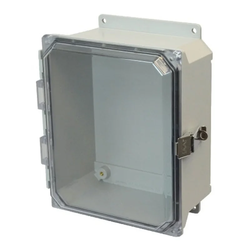 8 Inch Height JIC Size Fiberglass Enclosure Metal Snap Latch AMU864CCLF