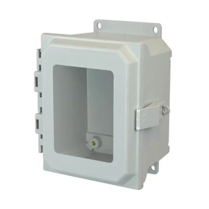 8 Inch Height JIC Size Non Metallic Fiberglass Enclosure AMU864NLWF