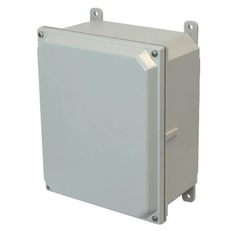 8 Inch Height Screw Wall Mount Solid Polycarbonate Enclosure AMP864