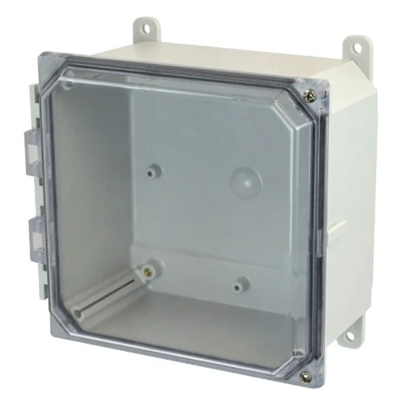 8 Inch Width Polycarbonate Window Enclosure with Clear Cover AMP884CCH