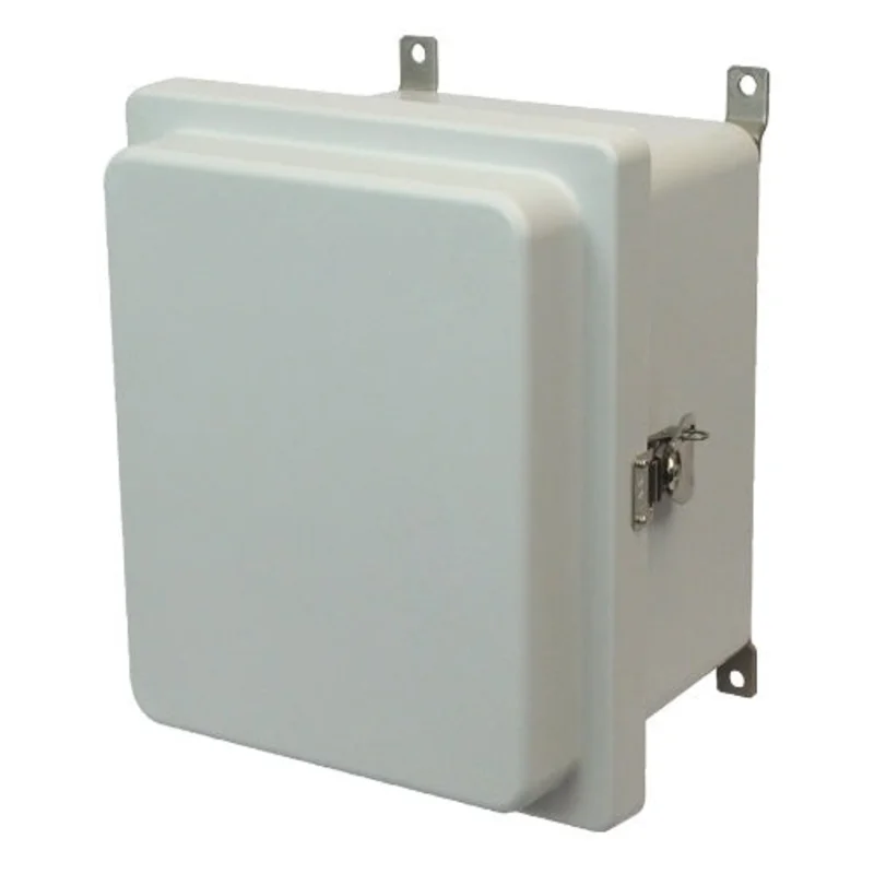 8 Inch Width Stainless Steel Lockable Twist Latch Hinged Cover AM1086RT