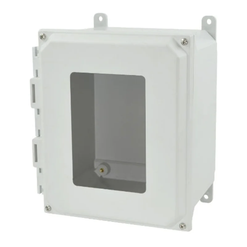 8 Inch Width ULTRALINE AMU Series JIC Size Fiberglass Enclosure AMU1086W