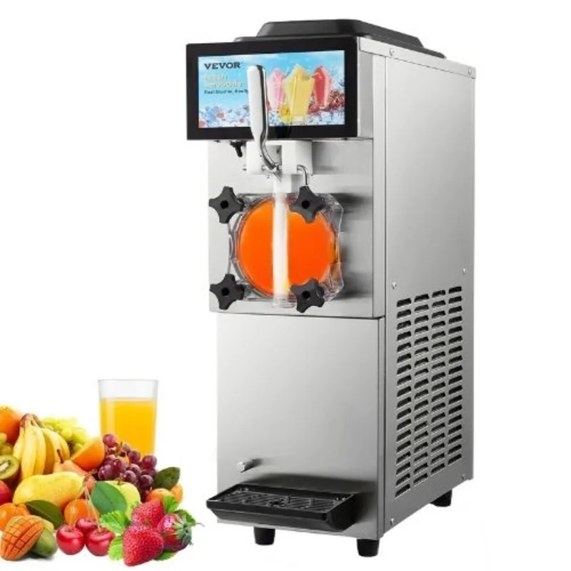 8 L+4 L Commercial Slushy Machine for Party Cafes Restaurants Bars Home