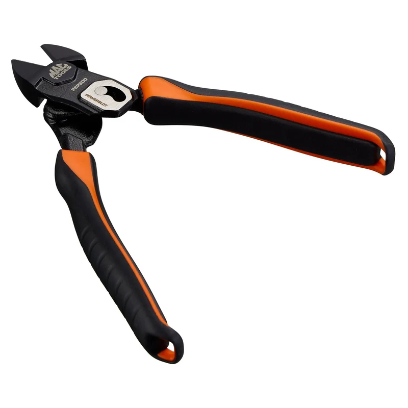 8" PowerSlot Diagonal Cutting Pliers - Orange