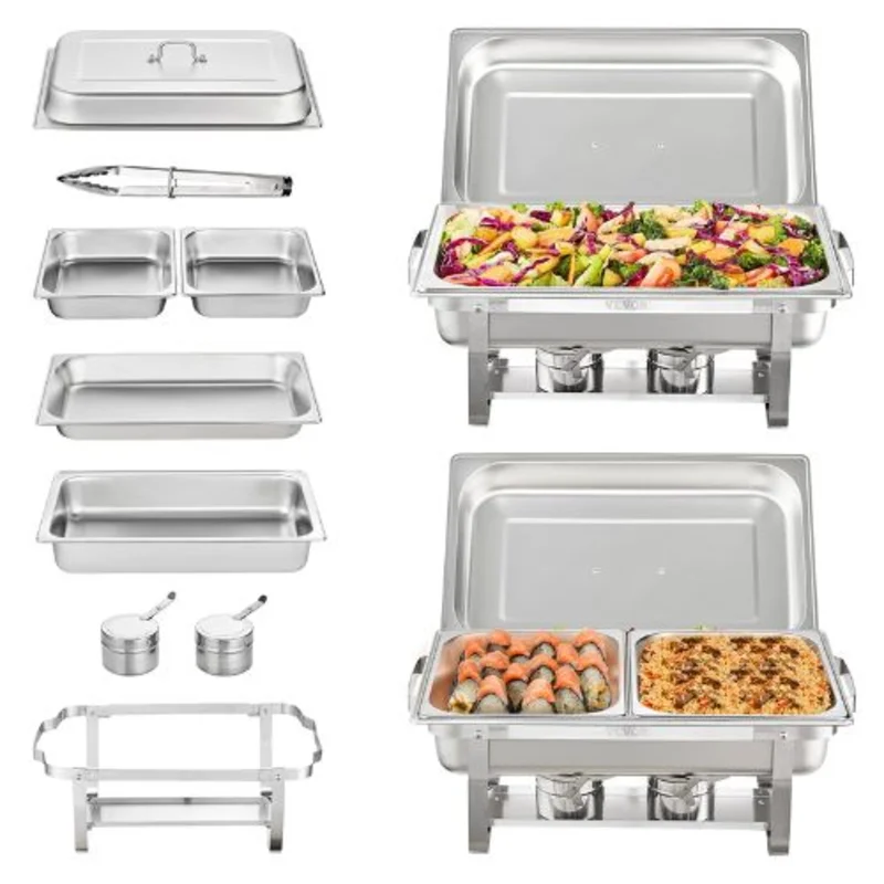 8-Qt Deep Table Pan For Catering Storage Food DT-C1012 (Pack of 2)