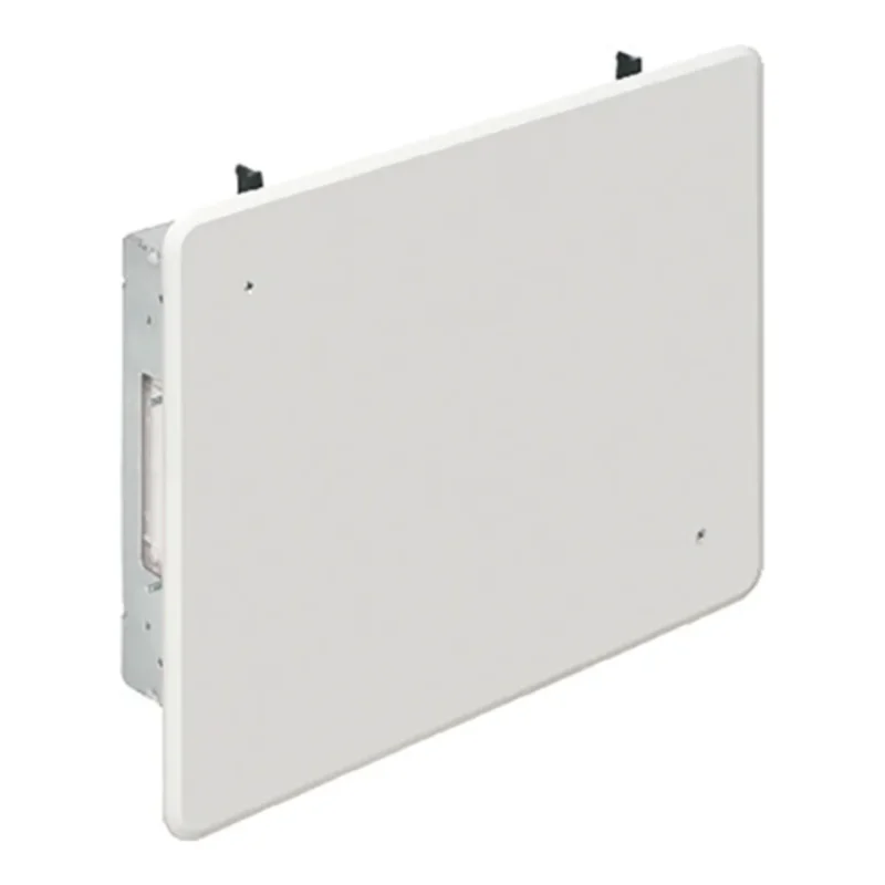 8 x 10 Non Metallic Recessed TV Box Blank Cover Plate for Clean Wall Finish TVB810C