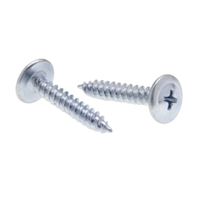8 X 3/4 Inch Phillips Wafer Head Drywall Screw Fine Thread Self Piercing Sharp Point Steel Zinc JWDW2C (Pack of 100)