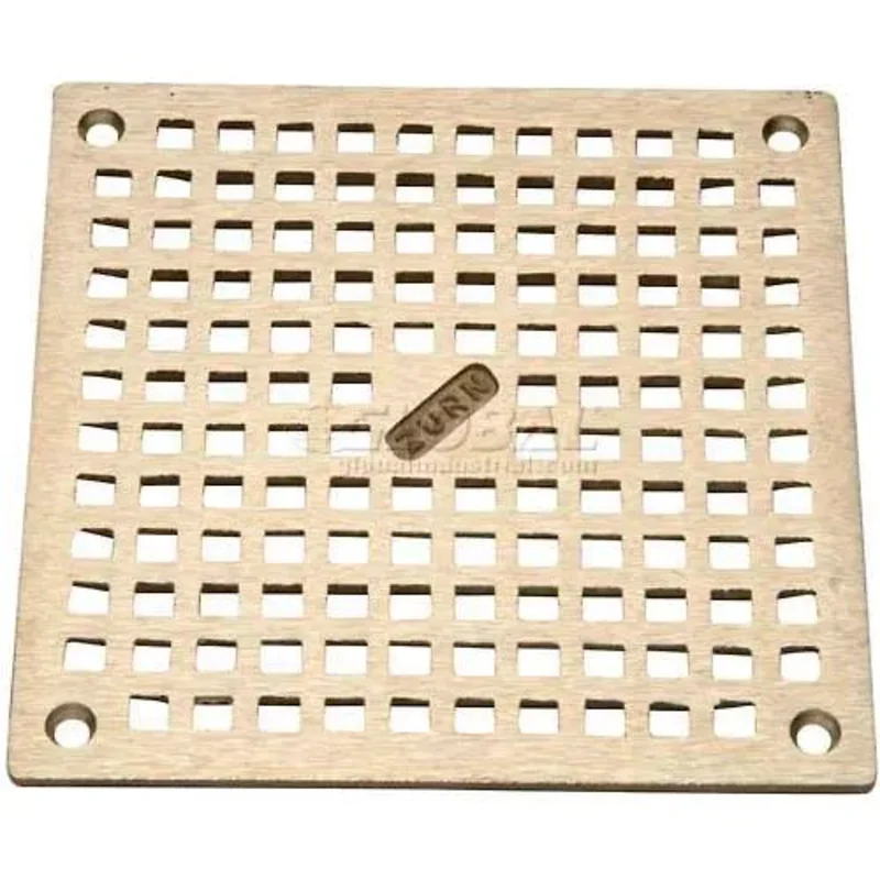 8" x 8" Square Floor Drain With Screws Nickel PN400-8S-GRID-W/SCR